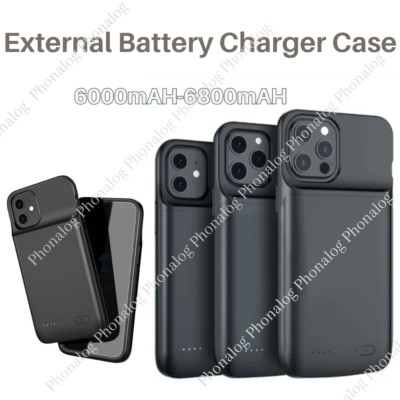 6800mAH Battery Charger Case Power Bank Cover For iPhone 11 12 13 14 15 16 XR X