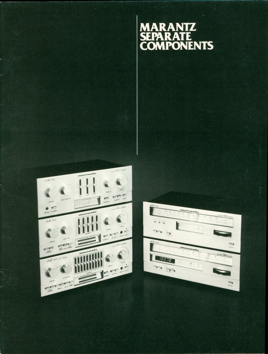 1979 Marantz Stereo Dealer Brochure PM700 PM500 PM300 ST400 ST300