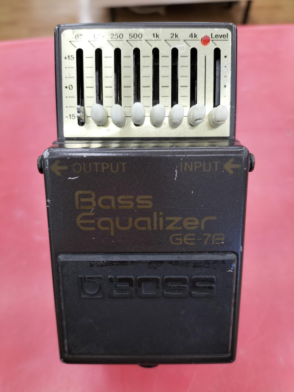 BOSS GE7B Bass Equalizer Pedal PreOwned Shipping Japan eBay