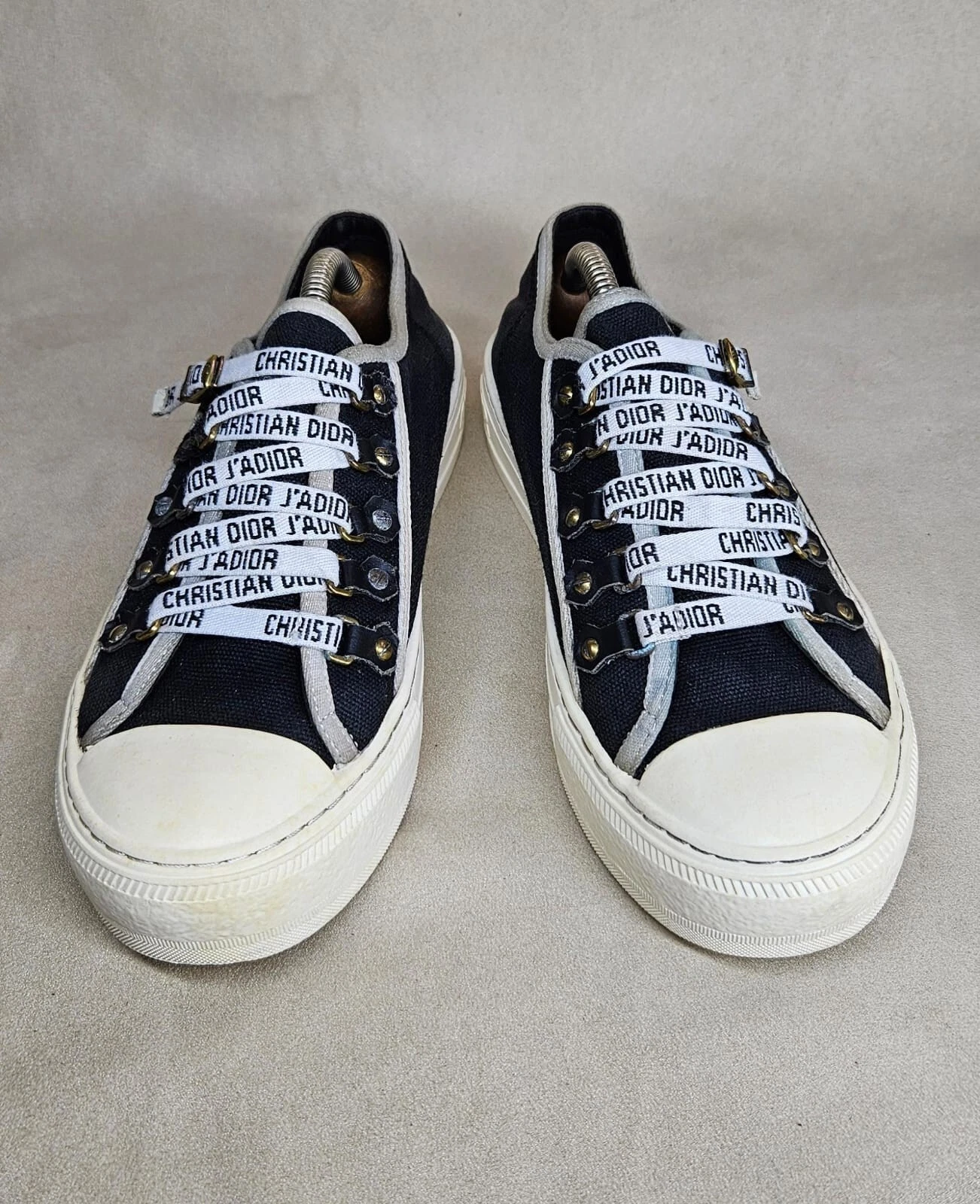 Baskets Chistian Dior WALK'N'DIOR taille 37 EU noir/blanc