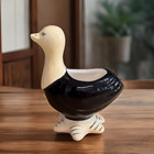 New ListingCeramic Ostrich Planter Handmade Australia Pot Bird Plant Holder Decor Gift