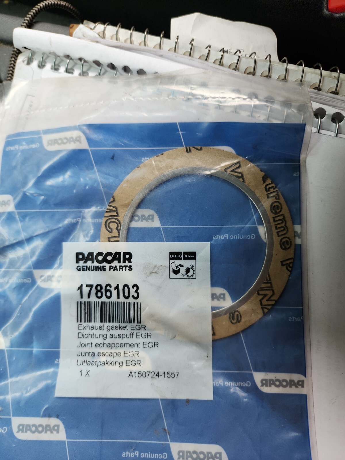 Paccar #1786103 Air Inlet Exhaust Gasket | eBay