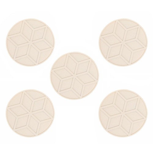 5Pcs Table Mats Dining Placemat Silicone Mats Insulation Tableware Mat Round AU - Picture 23 of 23