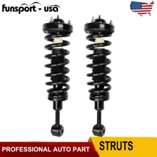 Pair Front Shock Struts w/ Coil Spring For 2004-2008 Ford F150 06-08 Mark LT 4WD