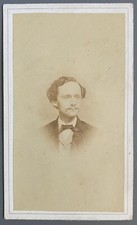 1864-66 HOF Lip Pike Pre MLB Baseball Cdv Jewish Card Maker Beniczky New York NY
