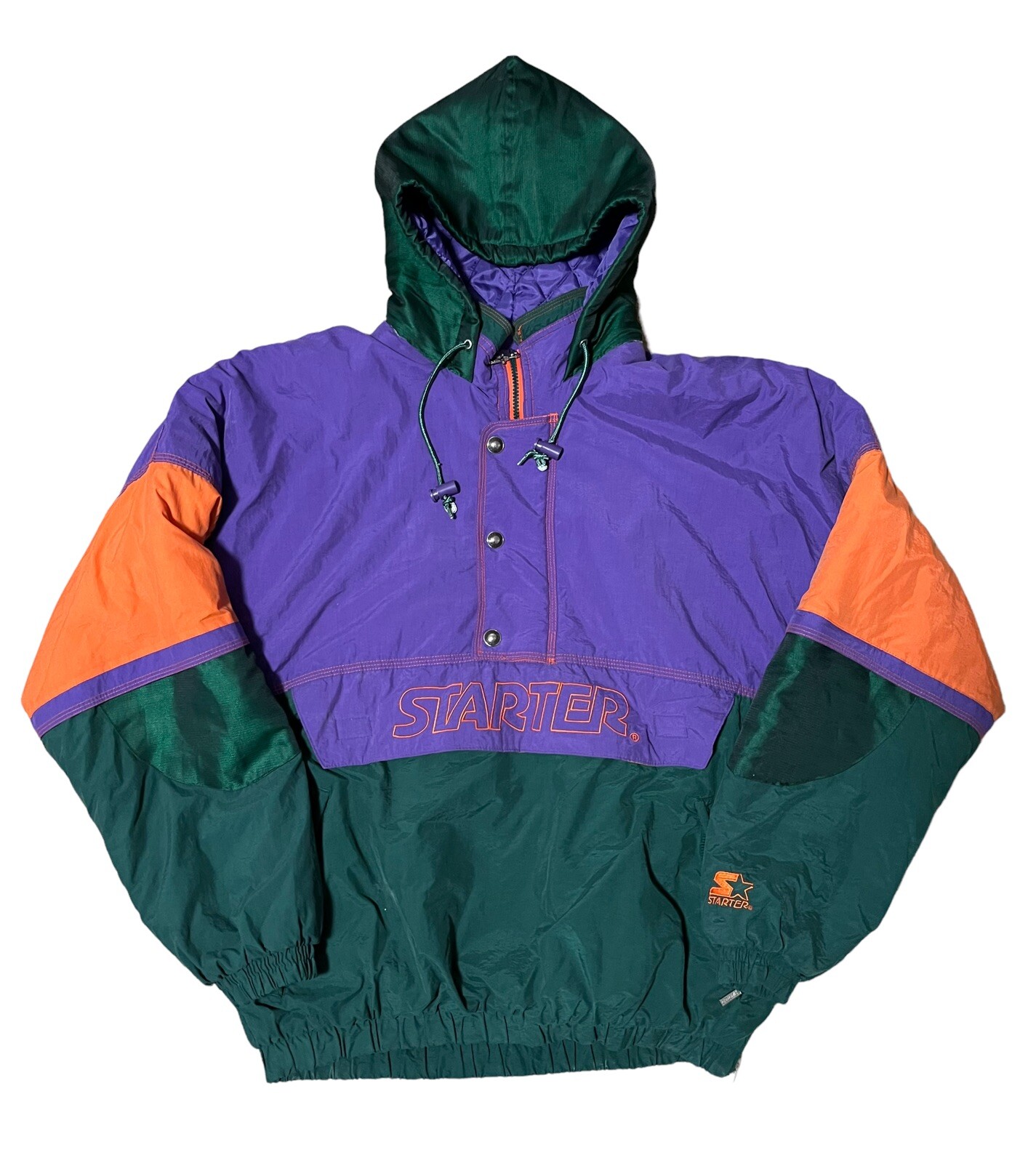 retro starter pullover