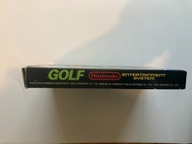 Golf NES &ndash; Mattel PAL B &ndash; Rare 5-Screw Cartridge &ndash; Complete in Box with Manual
