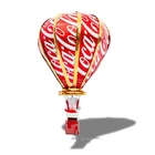 Coca Cola Small Air Balloon Sculpture – Handmade Tin Can Model – Vintage Coca Co
