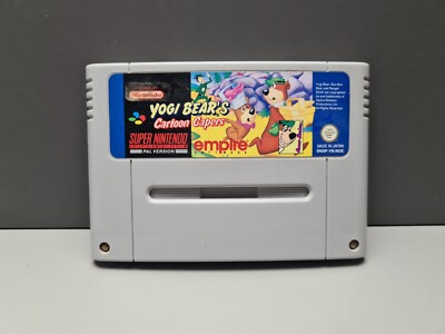 YOGI BEAR'S CARTOON CAPERS SUPER NINTENDO SNES PAL/NOE MODUL CARTRIDGE