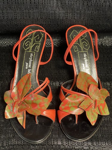 STEPHANE KELIAN PARIS OPEN TOE SANDALS /SLIDES SIZE US 4