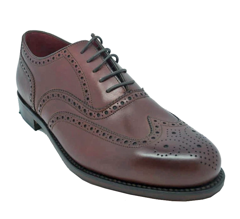 Loake Ladies Viv Brogues in Burgundy