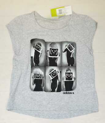 7089 ADIDAS MAGLIA CORTA MAGLIETTA DONNA FITNESS TEMPO LIBERO