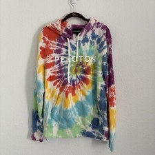 Spiritual Gangster Peloton Multicolor Tie Dye Hoodie Size Medium