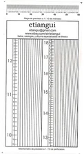 etiangui Transparent Perforation Gauge ( Odontometer )