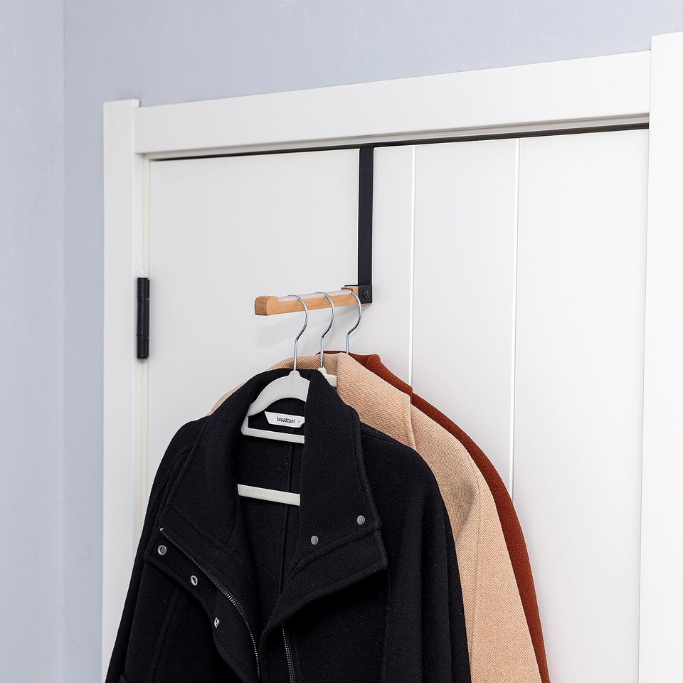 CINPIUK Over Door Hanger, Retractable Over The Door Hook, Valet Hooks