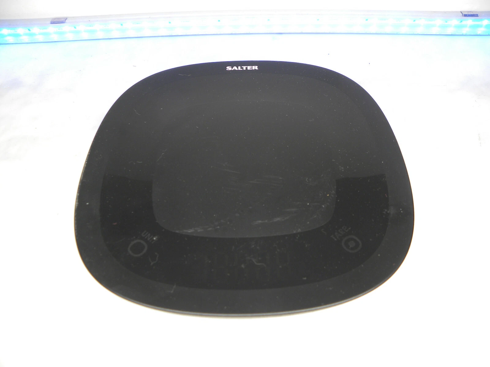 SALTER WATERPROOF (IPX7) Kitchen Scale Digital Display Food/Liquid Black #256