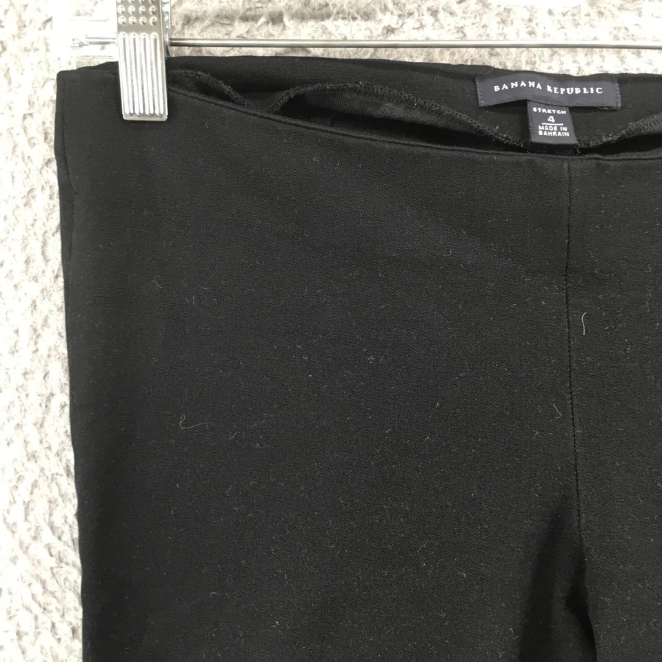 Leggings Banana Republic para mujer 4 (real 30x28) negros tiro bajo elásticos Foto 3 de 4