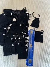 100Pcs Pouches VelvetDrawstring Gift Bag/ Jewelry-Christmas Wedding Party Favors