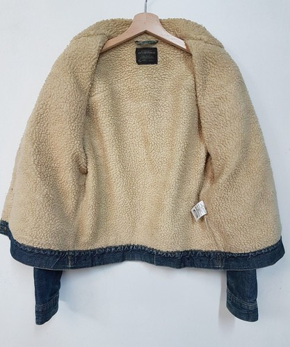 GIUBBINO SHERPA G-STAR RAW DENIM SLIM - L JKT TRUCKER TAPERED LINED BLUE INDIGO - Foto 5 di 7