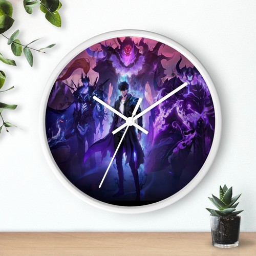 Orologio da parete livellamento solo regalo per giocatori, merchandise anime - Foto 16 di 19