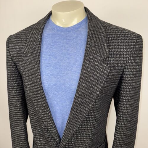 Vintage 80er 90er City Streets Sakko Anzug Blazer Miami Vice Sport Mantel Seide Herren 42 - Bild 4 von 16