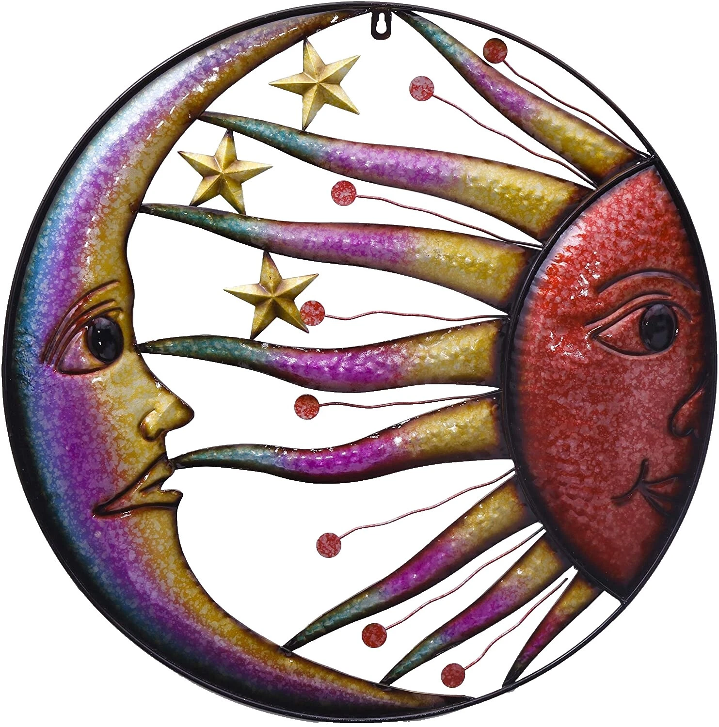 Украшения и статуи уличные стеклянные солнце, луна и звезды