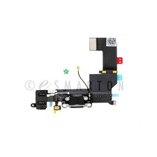 iPhone SE 5SE USB Charger Charging Port Dock Connector Black Replacement Part