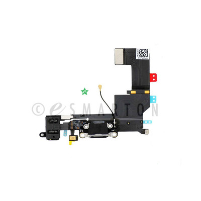 iPhone SE 5SE USB Charger Charging Port Dock Connector Black Replacement  Part