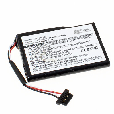 3,7V Akku Li-Ion für Magellan RoadMate 1700 - ersetzt 2793801J3 - 750mAh