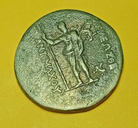 UNRESEARCHED ANCIENT GREEK AR BRONZE TETRADRACHM COIN 18,3 G