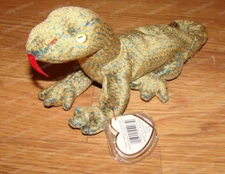 Retired Ty Beanie, Komodo Dragon Scaly - February 9, 1999 P.E. Pellets