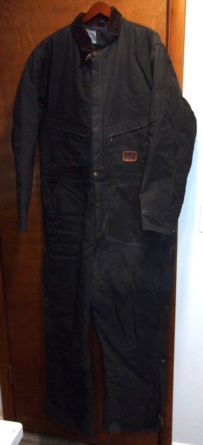 Big Smith Men’s XL Tall Chest 4648 Black Heavy Duty Cotton Insulated