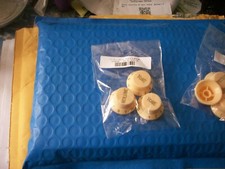 New Cream With Gold numbers Fender Strat Style Press-on Knobs