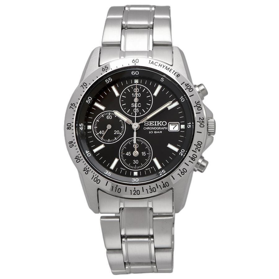 Seiko Spirit SBTQ041 Men Watch Black Dial Stainless Steel