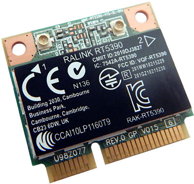 HP 802.11bgn RT5390 HalfMini WiFi PCIe Card WN6605RH-H8 WN6605RH V01 WLan NEW Bu