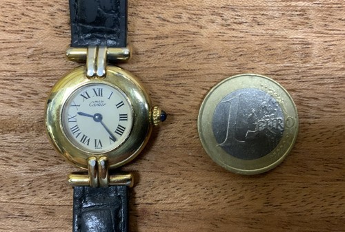 Montre Must De Cartier En Argent Vermeil Dans Son Écrin - Foto 3 di 12