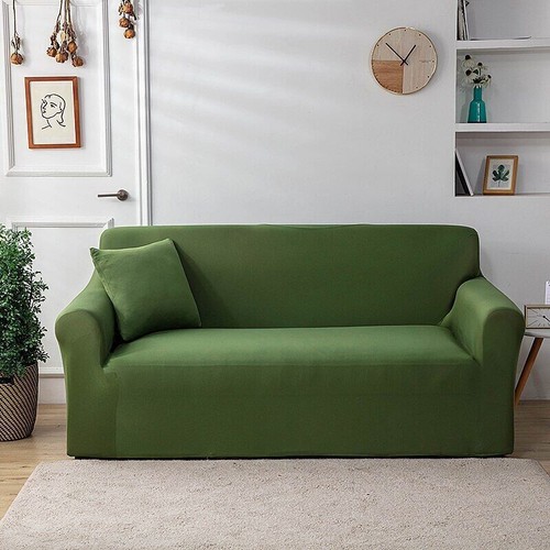 Elastic Sofa Cover for Living Room Stretch Plain Slipcovers Chaise Covers 1PC