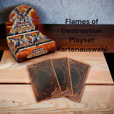 Yugioh Flames of Destruction (FLOD)/ Playset/ Kartenauswahl/ Common/ Deutsch