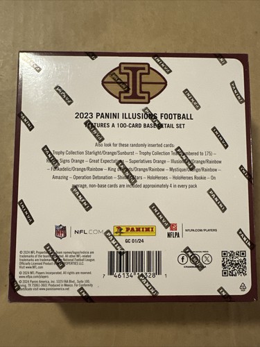 2023 Panini Illusions Football Mega Box NFL Trading Cards New Factory Sealed - Picture 7 of 11