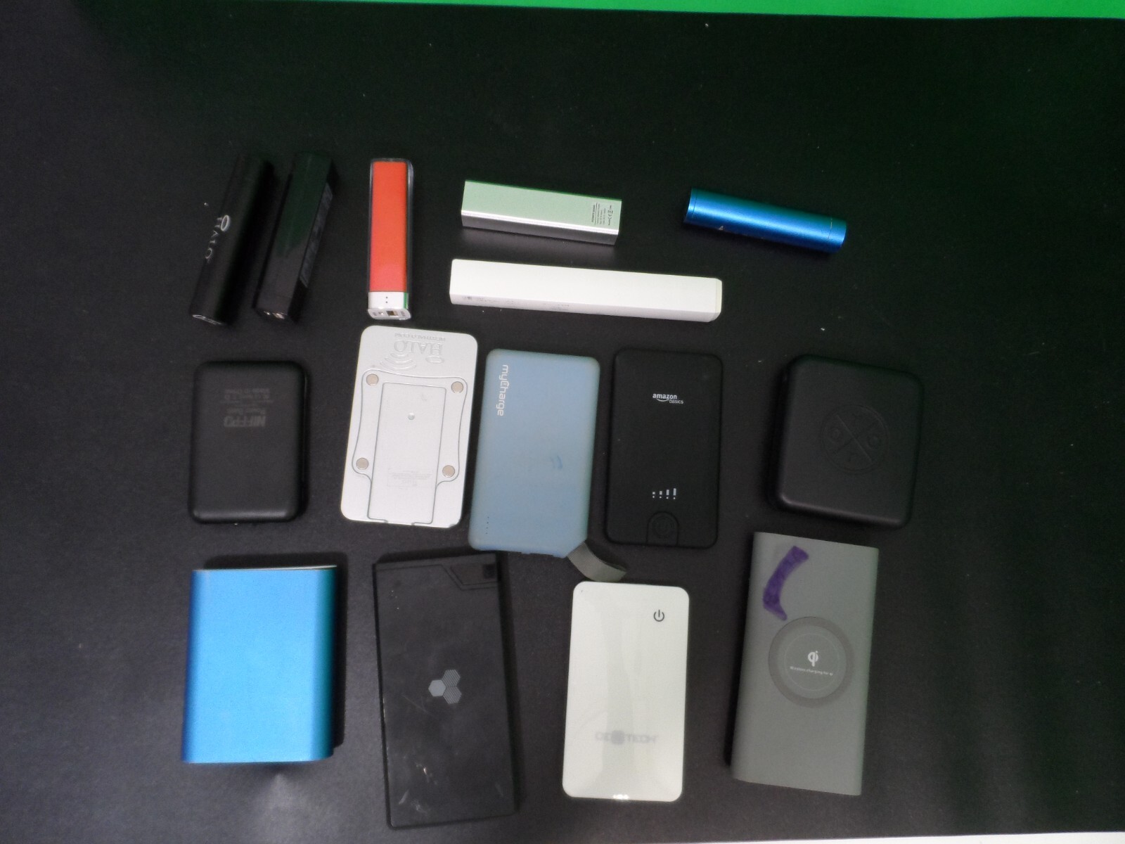 Backup Rechargeable Batteries, Variety of Power Banks.-image