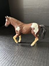 VINTAGE EARLY PLASTIC HORSE-HONG KONG
