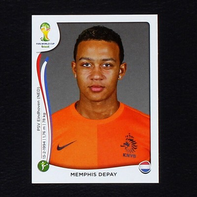 PANINI World Cup 2014 - Rookie: Memphis DEPAY (mint) | eBay