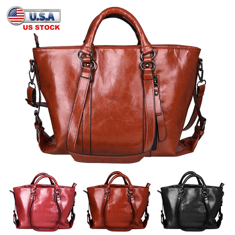 Sac à Main Femme En Cuir Noir - Bandoulière, Cabas, Messenger, Crossbody