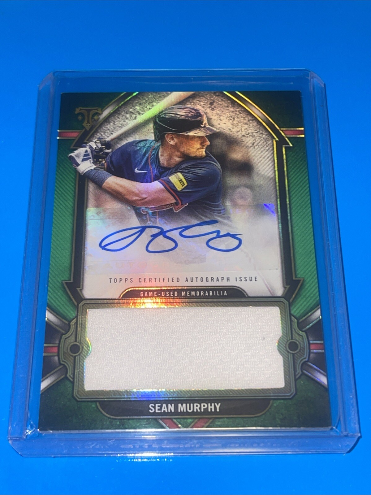 2024 Topps Triple Threads Sean Murphy Jumbo Game Used Auto Relic /50 Braves