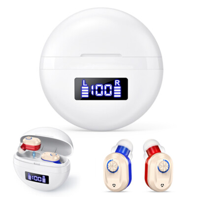 Invisible In Ear Hearing Aids For Seniors Digital Rechargeable Sound Amplifiers