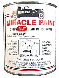 Bill Hirsch Miracle Chassis Underside Rust Killer Specialist Coating Paint Black - Picture 1 of 6