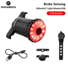 ROCKBROS Bike Tail Light Smart,Brake Sensing Bicycle Rear Lights for Night Ride