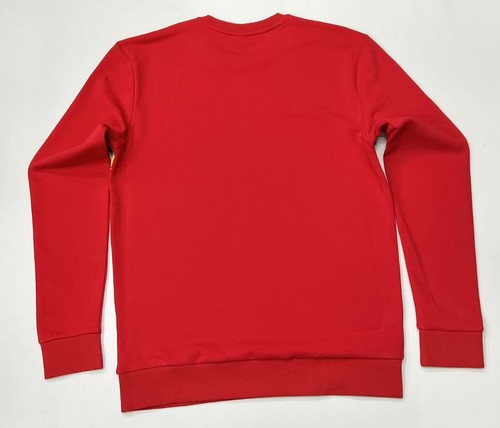 Hugo Boss Men's Regular Fit Crew Neck Sweatshirt In Red Size L - Picture 13 of 13