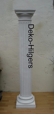 Säule Groß Dekosäule Podest Garten Säulen Tisch Wohnen Möbel Optik Crem 70