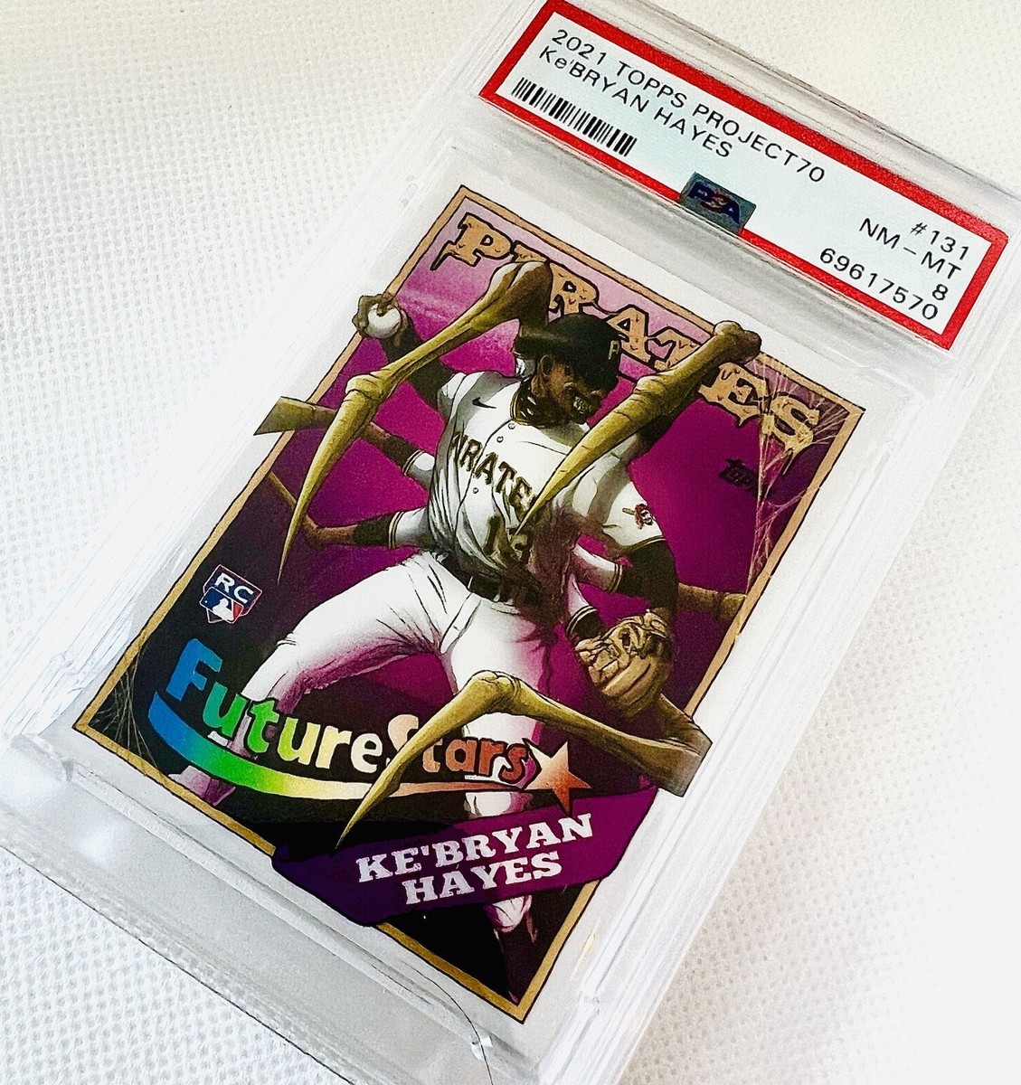 2021 Topps Project 70 Ke'Bryan Hayes By Alex Pardee #131 PSA 8